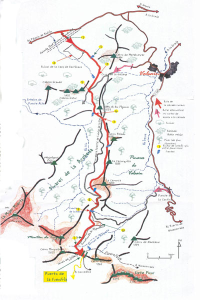 ruta de la calzada romana, Valsan
